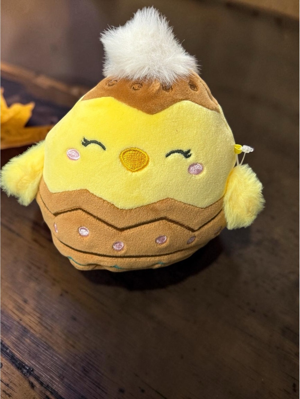 Squishmallows Aimee Yellow Chick in Chocolate Egg Easter 5" Plush